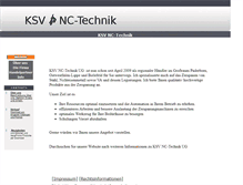 Tablet Screenshot of ksv-nc-technik.de